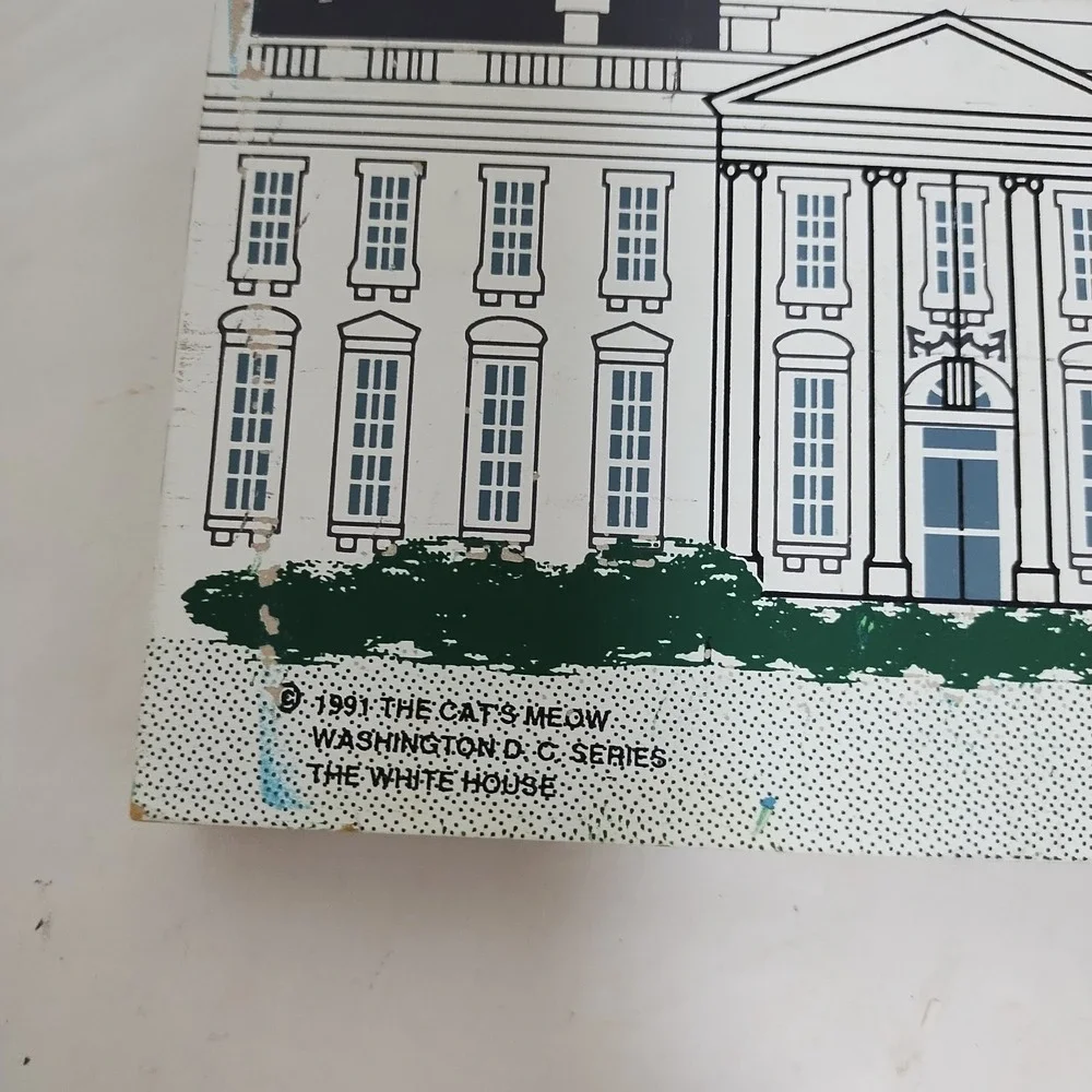2 The Cat's Meow Washington DC Series White House National Archives Village VTG